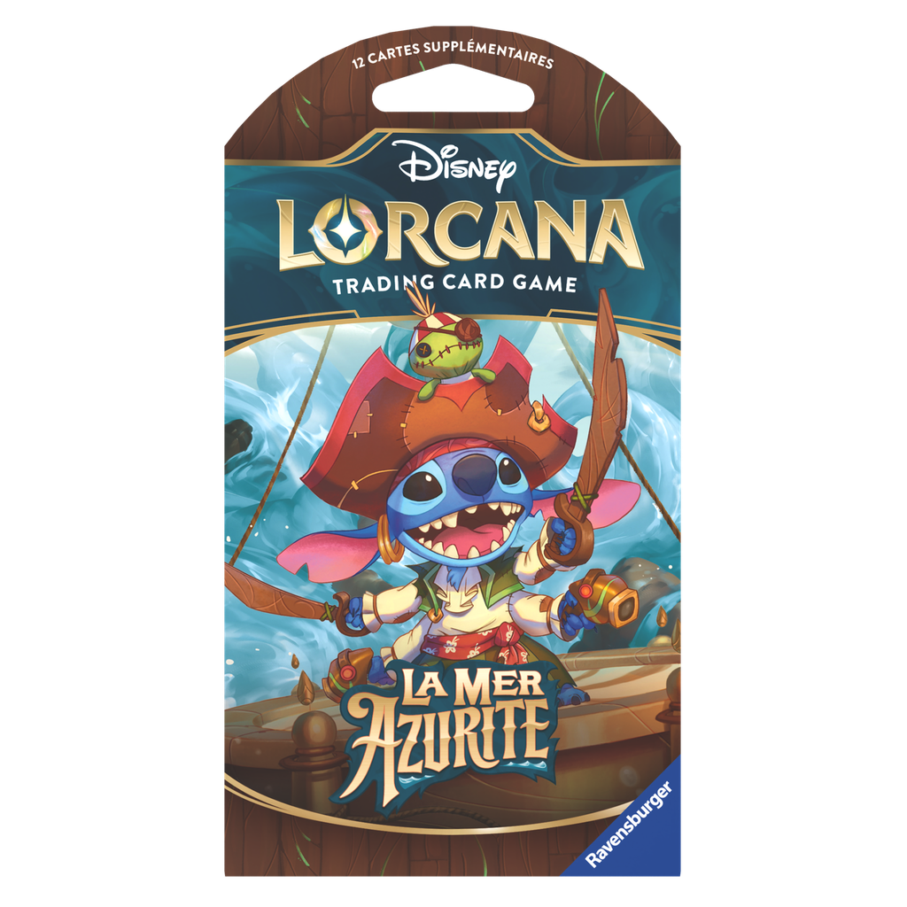 Disney Lorcana : Set 6 - La Mer d'Azurite - Booster Pack Sleeved - FR