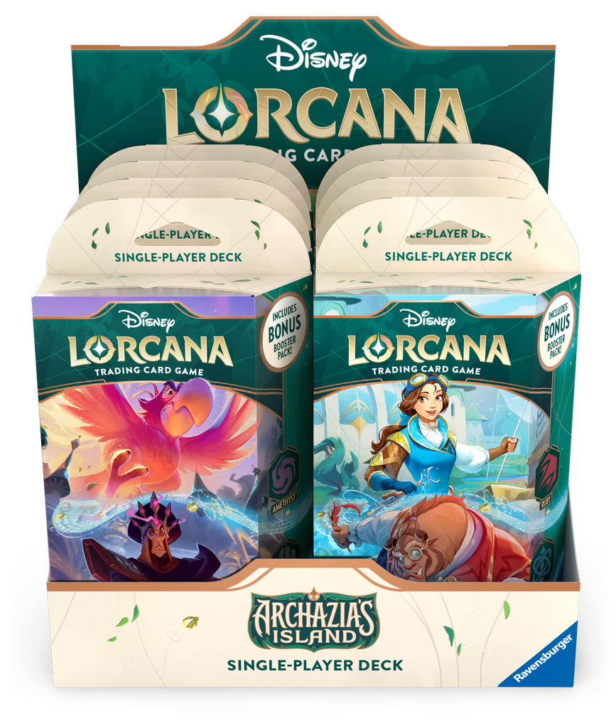 Disney Lorcana : Set 7 - Archazia's Island - Starter Deck Assortment (x8) - EN