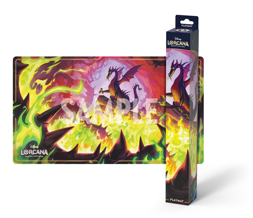 Disney Lorcana : Set 11 - Foil Neoprene Mat A (Dragon Fire) - MLV