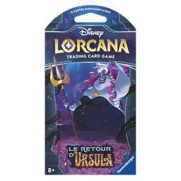[11098351] Disney Lorcana : Set 4 - Le Retour d'Ursula - Booster Pack Sleeved - FR