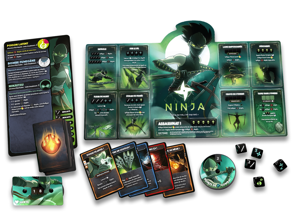 Dice Throne Sais. 1 - Treant contre Ninja