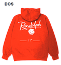 Coton Ouaté Randolph avec Zip - Rouge