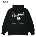 Coton Ouaté Randolph avec Zip - Noir