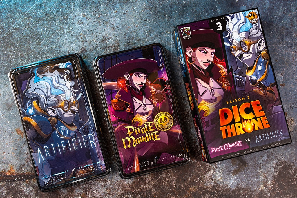 Dice Throne Sais. 2 - Artificier vs. Pirate Maudite - FR