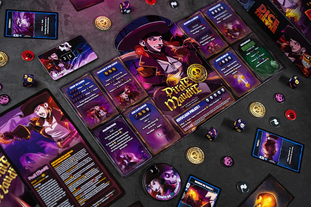 Dice Throne Sais. 2 - Artificier vs. Pirate Maudite - FR