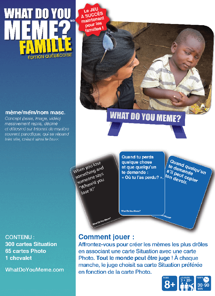 What Do You Meme ? Famille - Édition Québécoise - FR