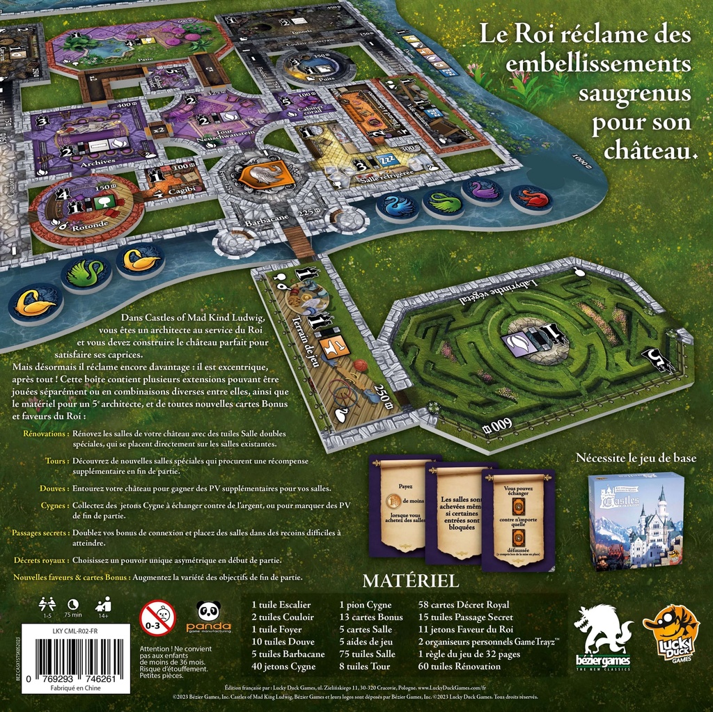 Castles of Mad King Ludwig - Extension Les extravagants châteaux de Bavière - FR