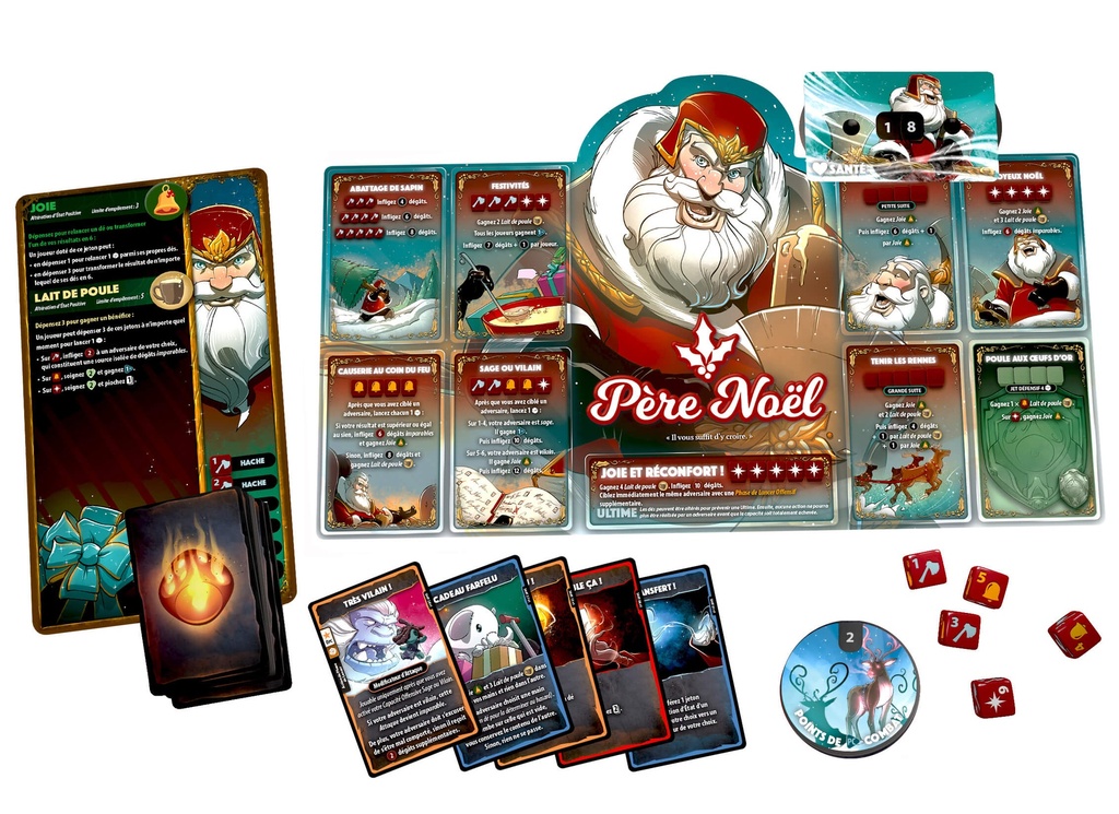 Dice Throne : Pere-Noël vs Krampus - FR
