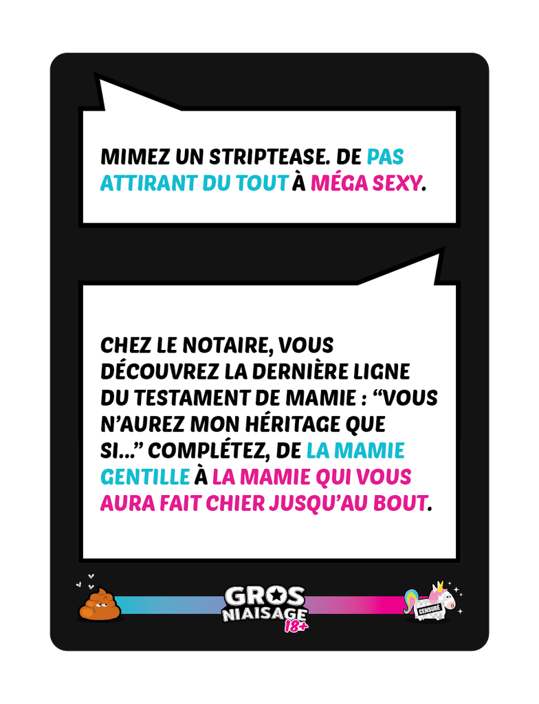 Gros Niaisage - Version Québécoise de Top Ten +18 - FR