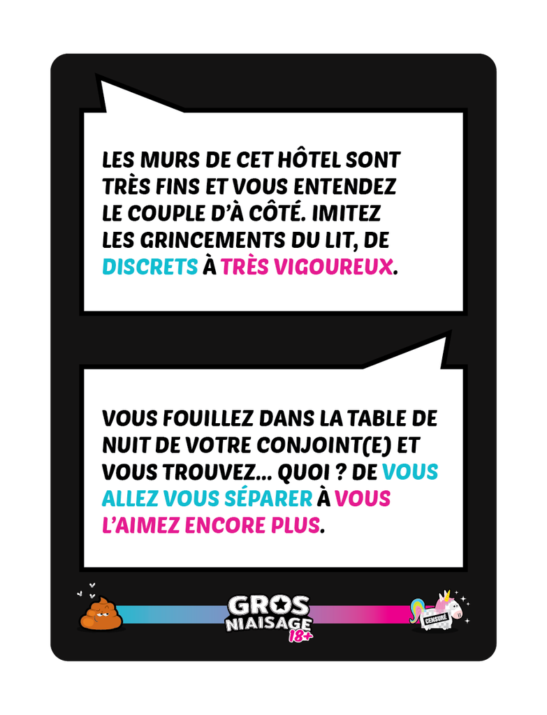 Gros Niaisage - Version Québécoise de Top Ten +18 - FR