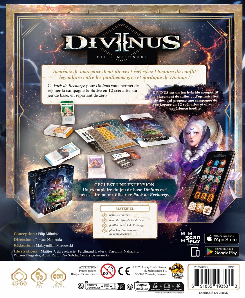 Divinus - Recharge Pack - Base Game - FR