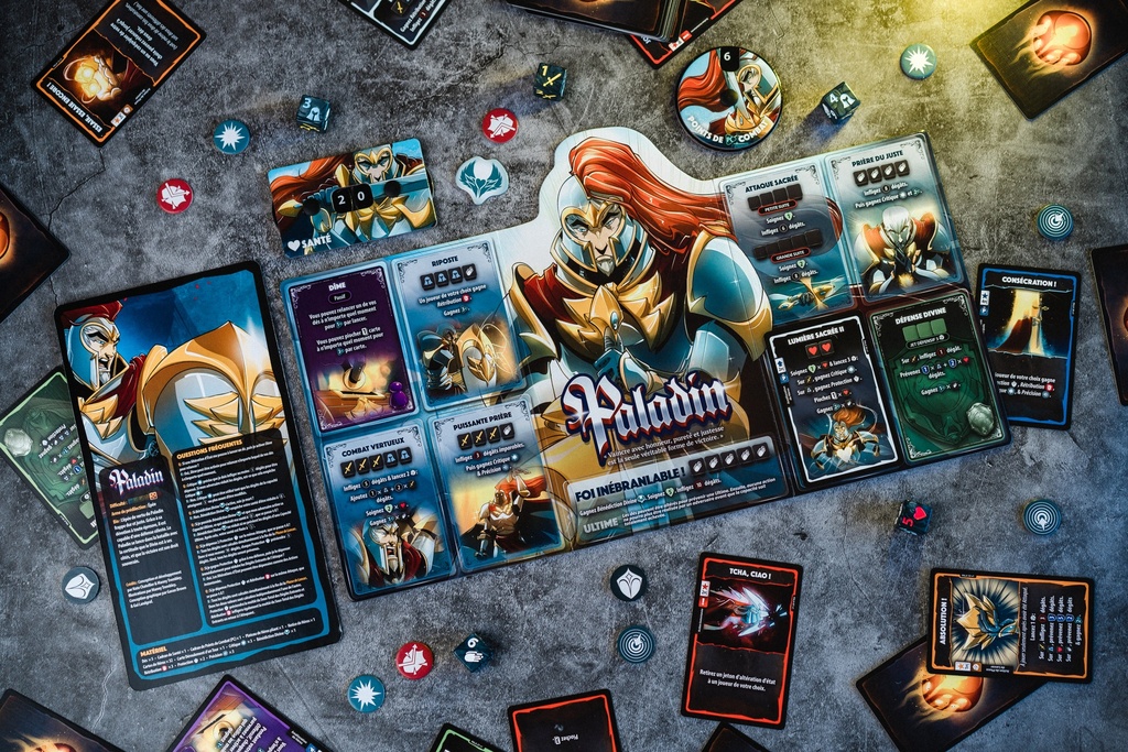 Dice Throne Sais. 1 - Moine contre Paladin