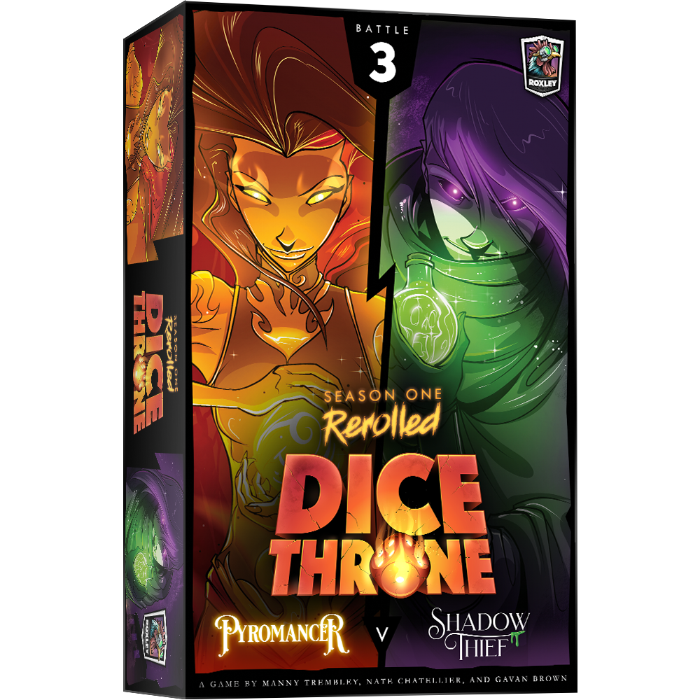 Dice Throne Sais.1 - Pyromancien vs. Voleur de l'ombre - FR