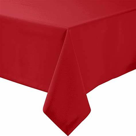 [NAPPE] Nappe rouge -  Carré - USAGÉ